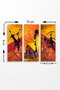 Wallity Cuadro Decorativo de MDF Multicolor (3 Piezas)